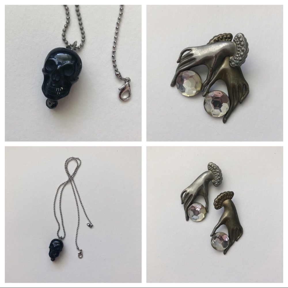 Vintage necklace & earrings